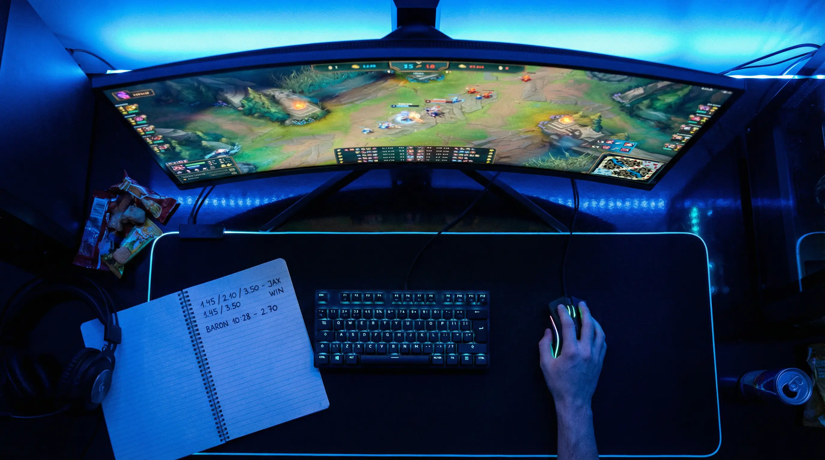 Tipos de apuestas en LoL esports con pantallas de mercados y cuotas